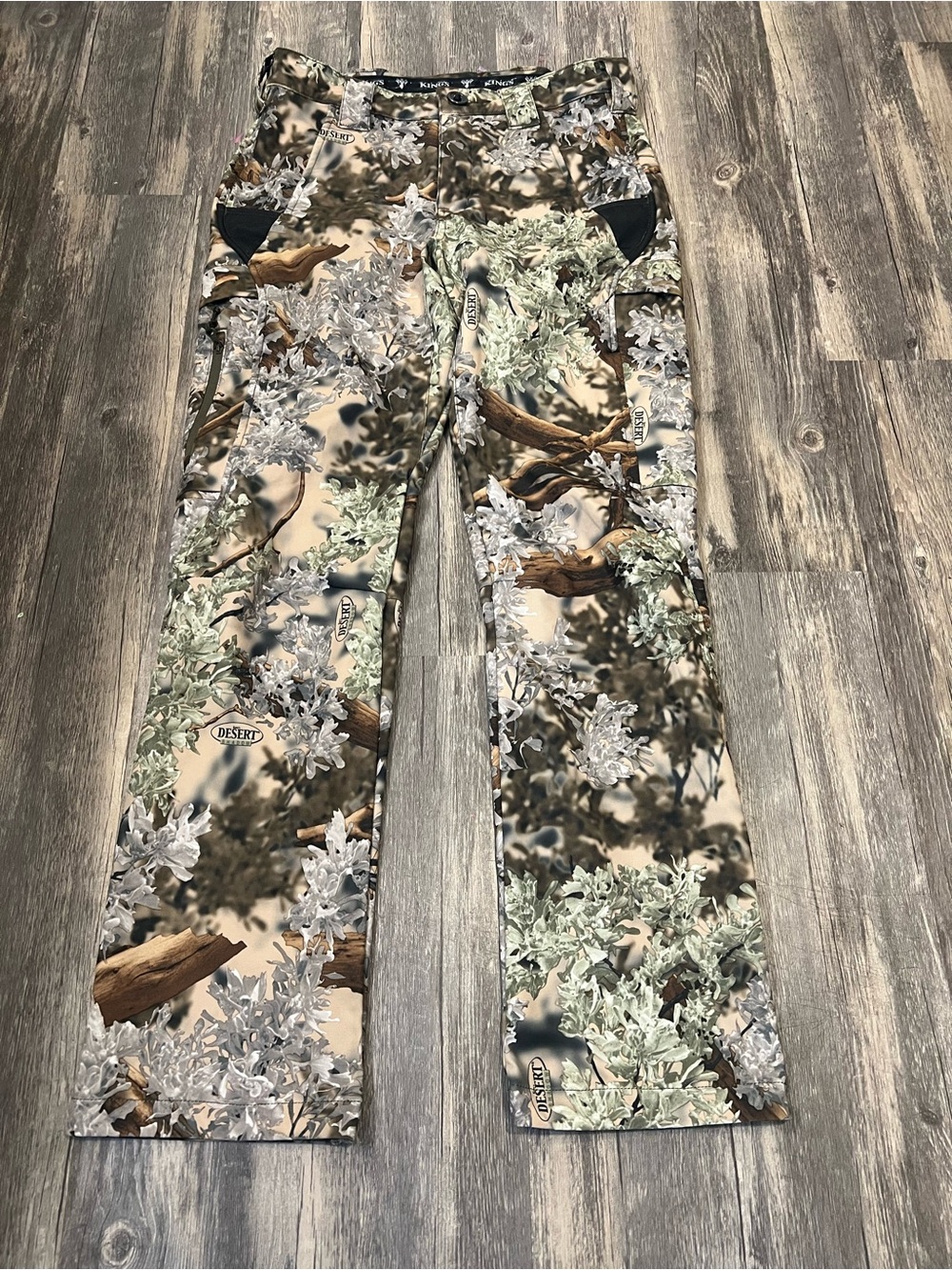 King’s Camo XKG Ridge Pants Desert Shadow Men’s Hunting Outdoors Cargo Size 30